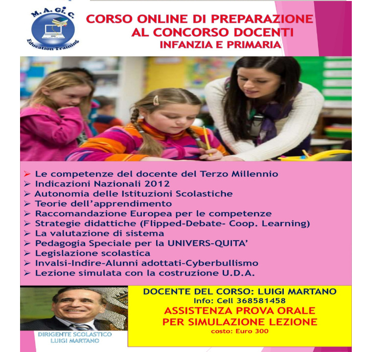 Concorso Scuola Primaria e Infanzia