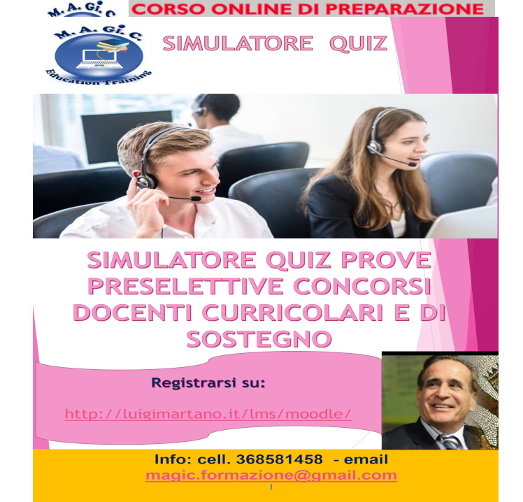 Simulatore Quiz per Docenti Curriculare e Sostegno